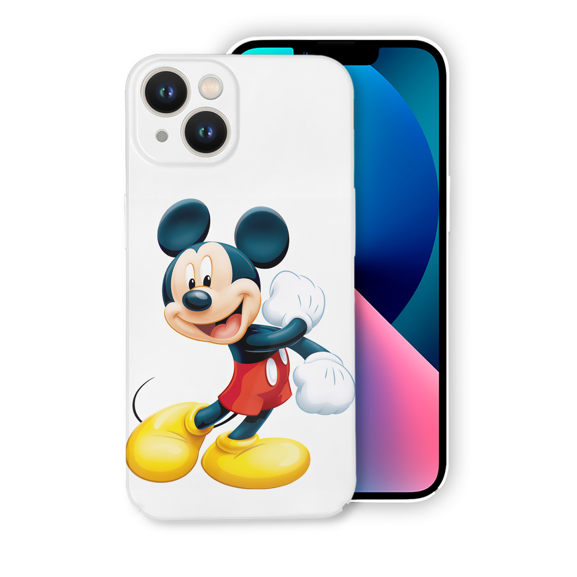 （画像用） ミッキーマウス Mickey Mouse 【iPhone 14シリーズ対応】ハードケース